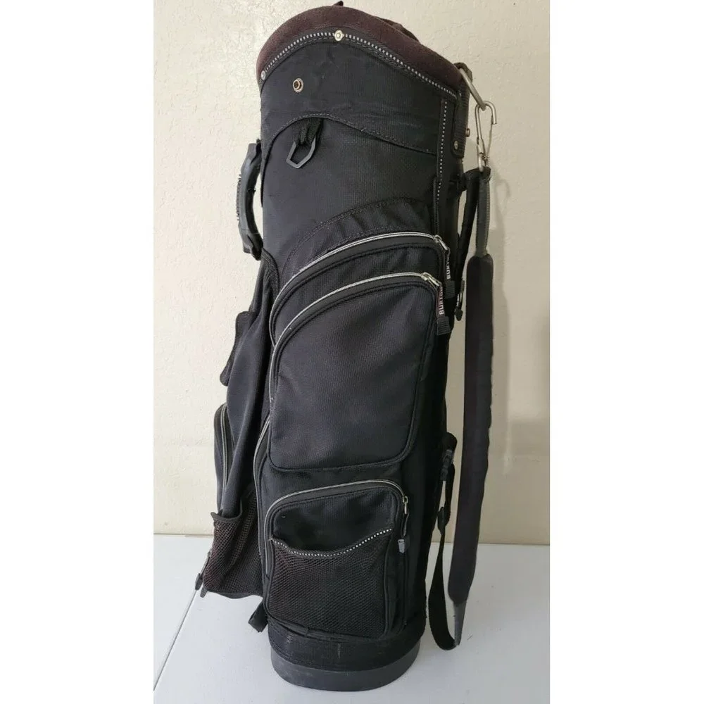 Burton Cart Bag Black 8-Way Dividers FAIR CONDITION - Picture 4 of 10